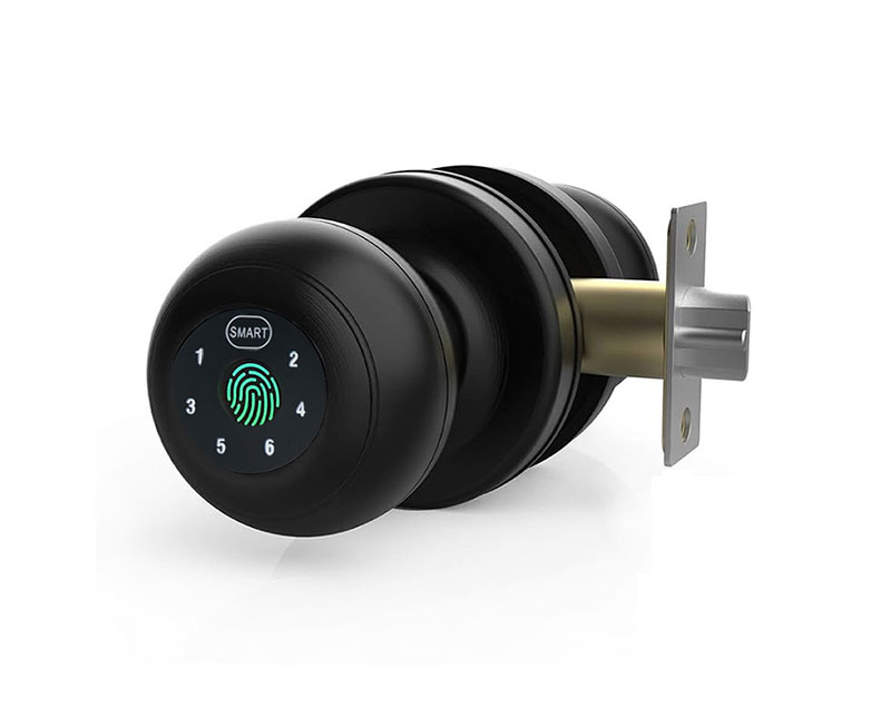 Smart Bluetooth Fingerprint Knob Door Lock