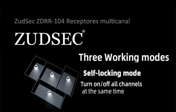 ZudSec ZDRR-104 Receptores multicanal