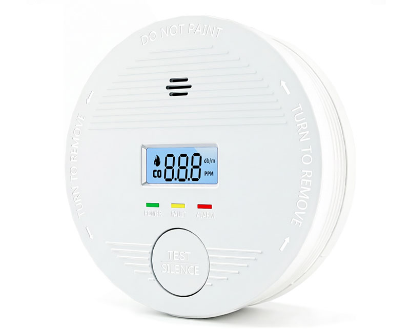Wireless Interconnected Smoke & CO Detector:  ZDD-006SC