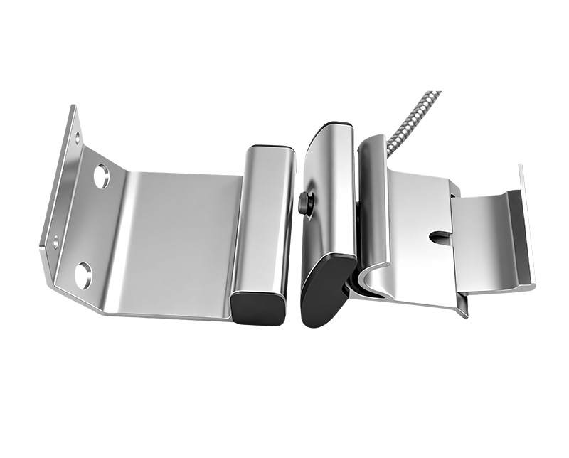 Wide Track-Mount Overhead-Door Metal Magnetic Contact