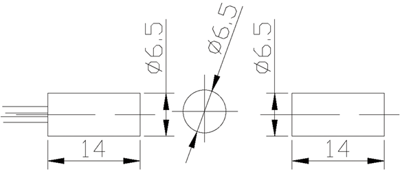 Wired Magnetic Door Sensor -Recessed Mount(图1)