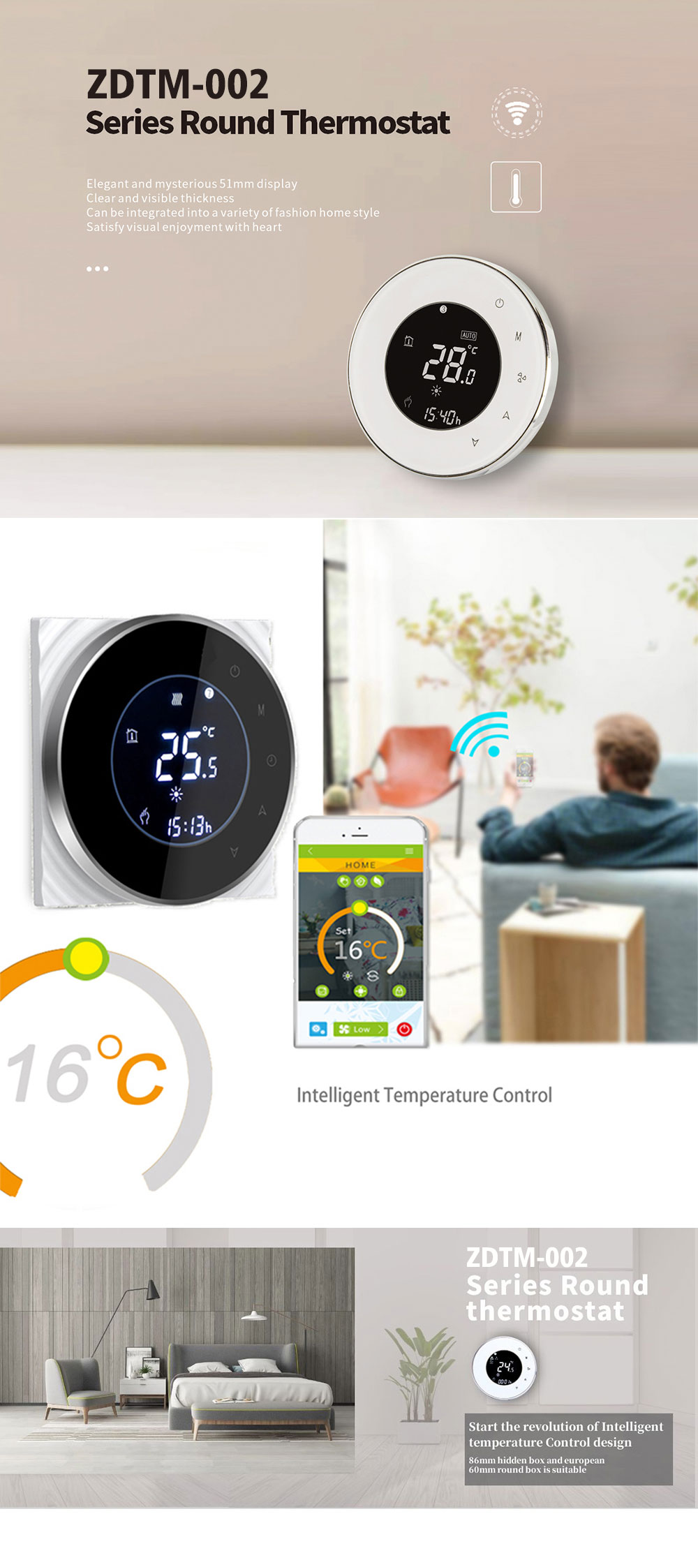  Smart Thermostat -Two/Four Pipe Fan Coil Unit(图1)